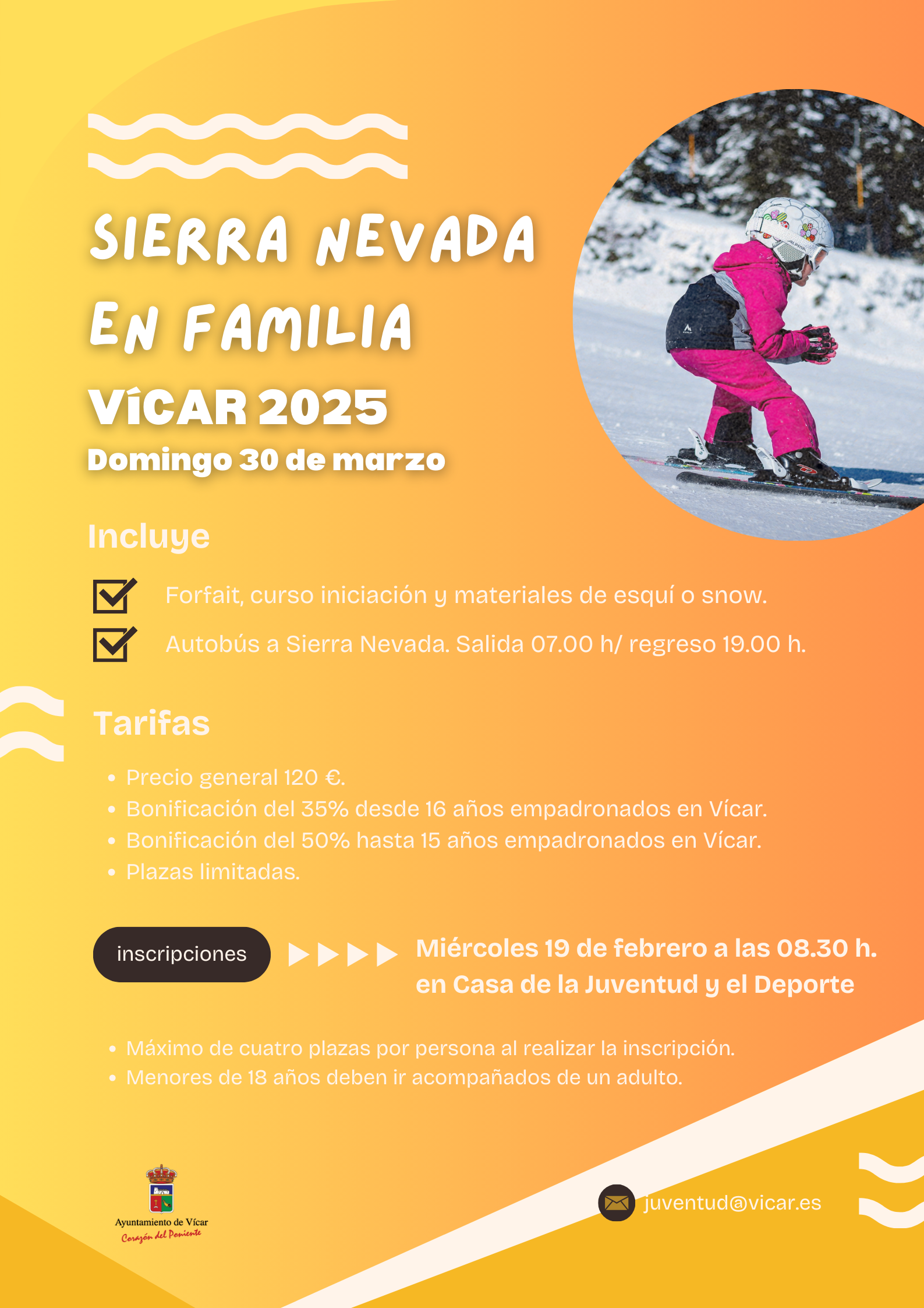 SIERRA NEVADA EN FAMILIA 2025
