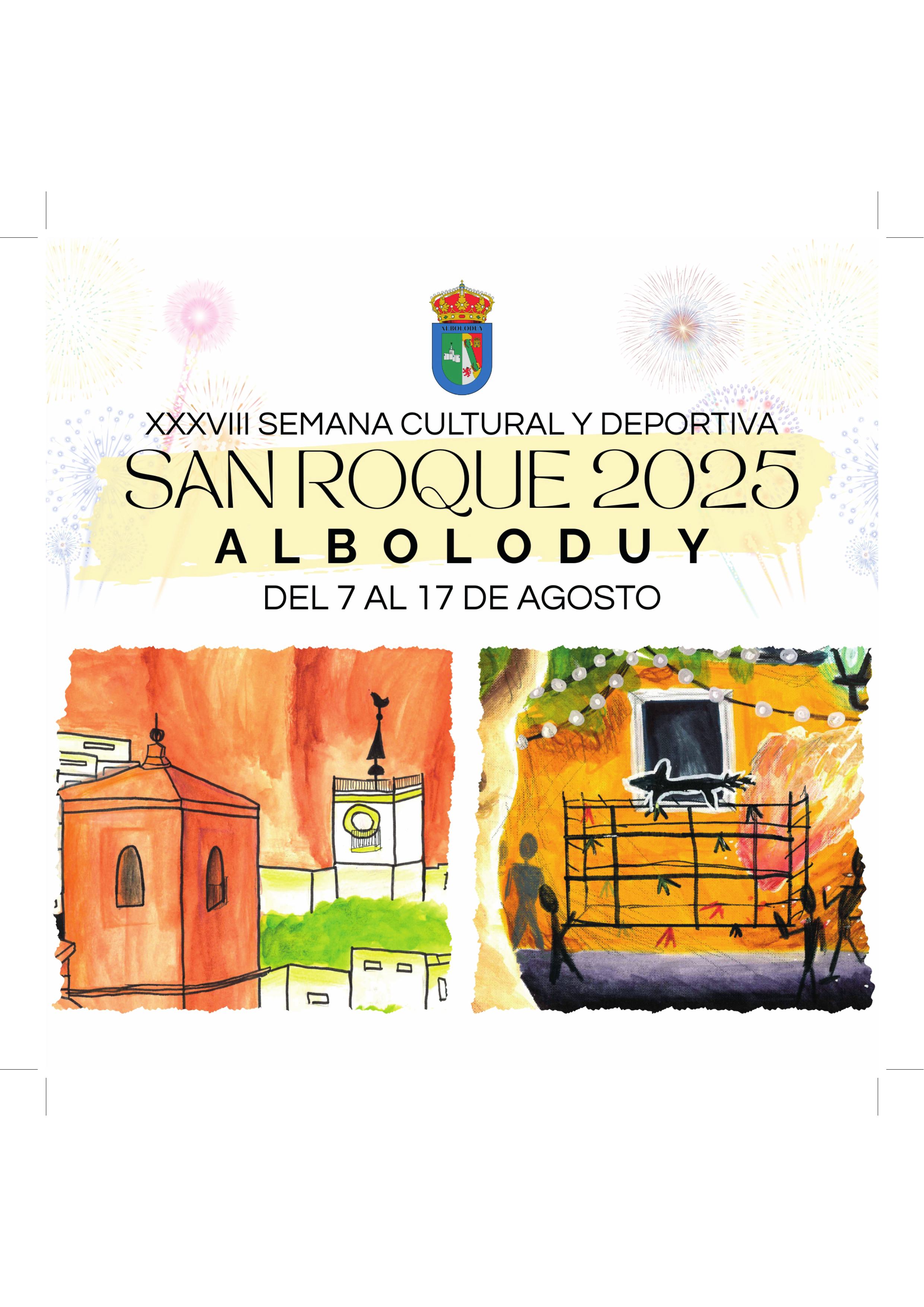 Programación XXXVIII Semana Cultural y Deportiva San Roque 2025